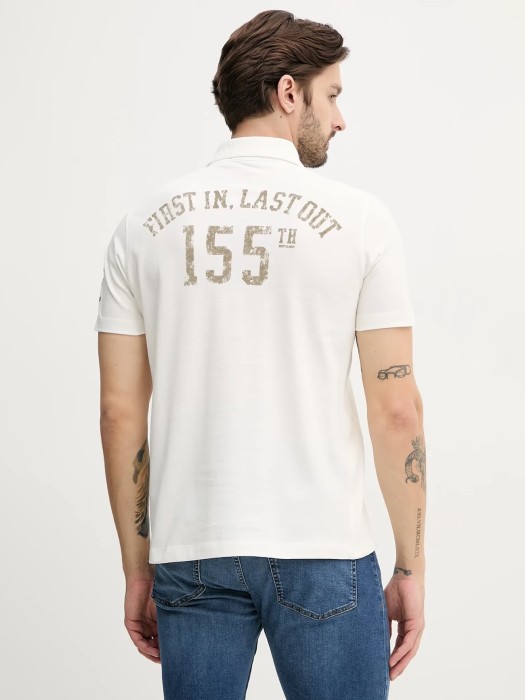 рубашка-поло мужская black panthers  от бренда aeronautica militare вид слева