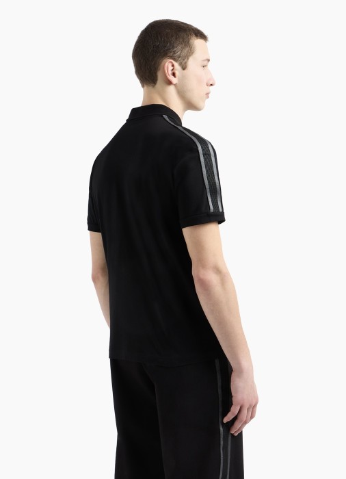 рубашка поло мужская  из италии вид сбоку