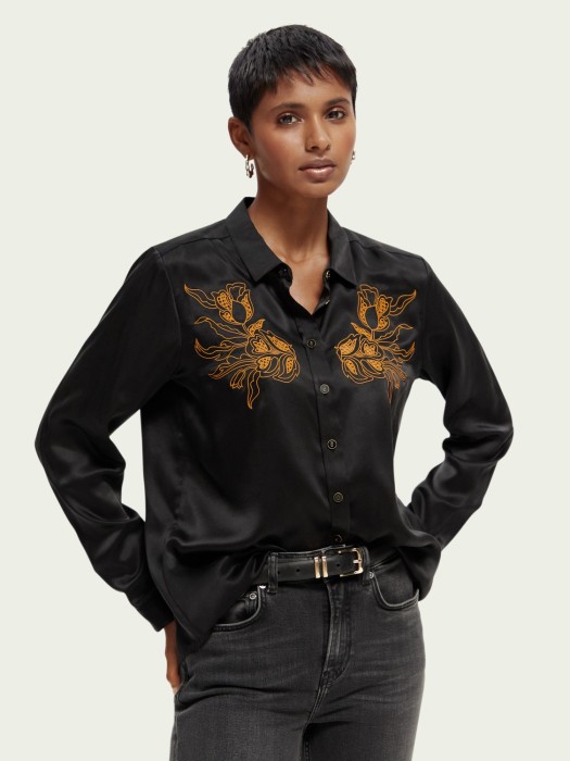 рубашка женская  по цене 27680 руб вид справа