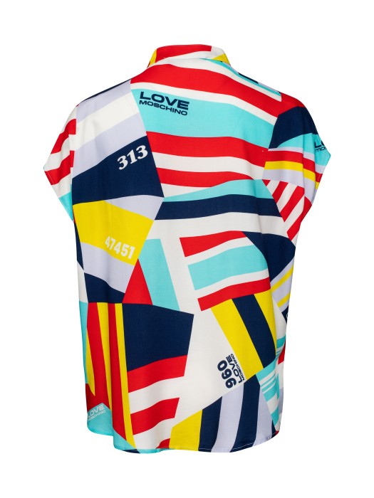 рубашка женская   из италии вид сбоку