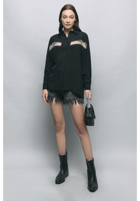 рубашка женская   от бренда gaelle paris вид слева