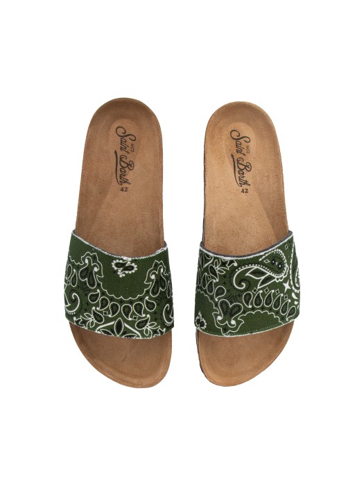 сандалии мужские sandal slide  от бренда mc2 saint barth вид слева