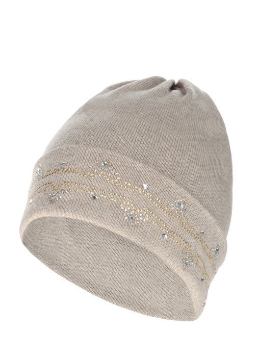 шапка женская diana  из проверенных материалов спереди