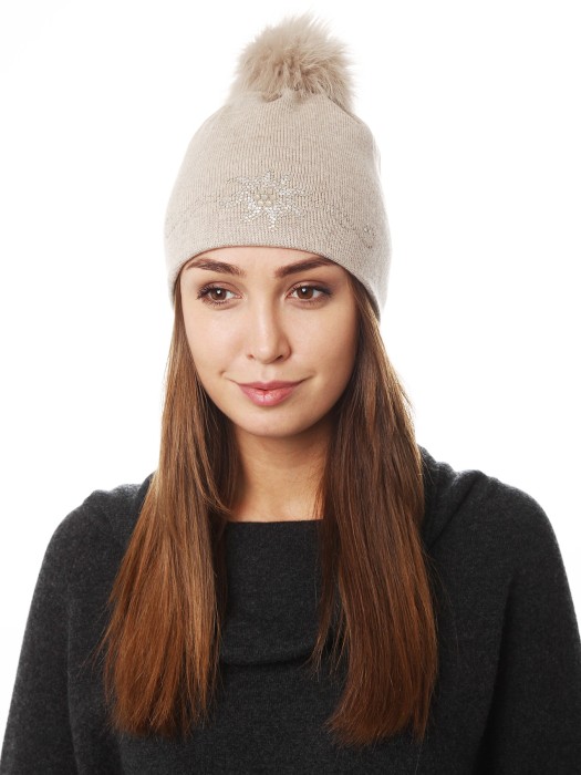 шапка женская ручной работы ella  от бренда lisa gröbl вид слева