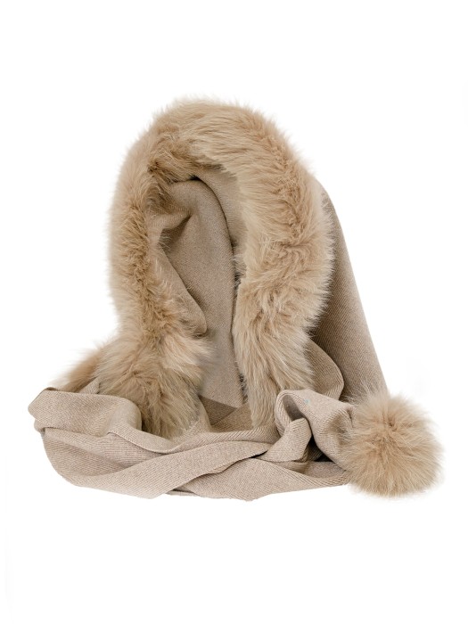 шарф-капюшон женский шерстяной  HOODEDSCARF фотография