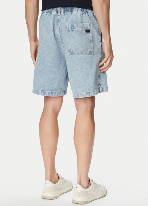 шорты джинсовые мужские sandrew-shorts-2-bo  от бренда boss вид слева