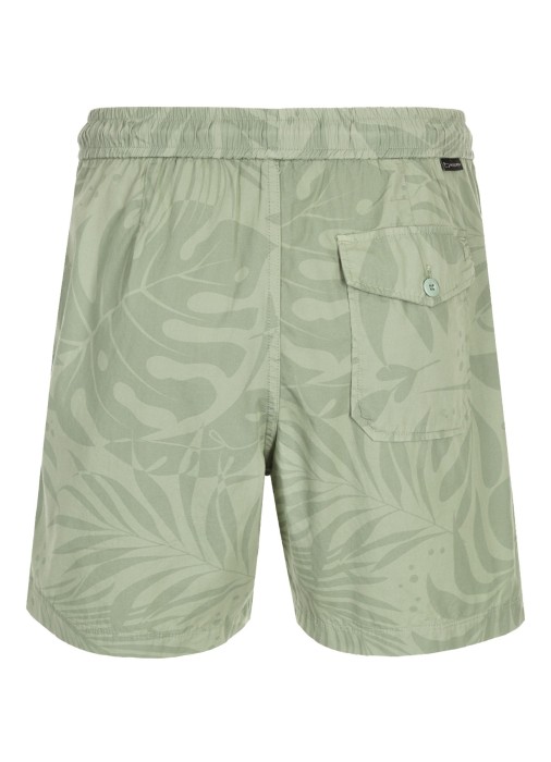 шорты мужские tropical print short  из хлопка спереди