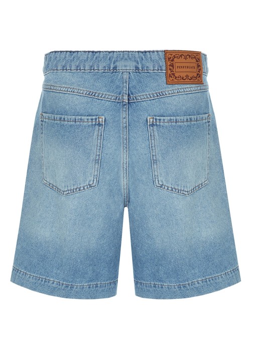 шорты женские pbshorts y black от бренда pennyblack вид слева