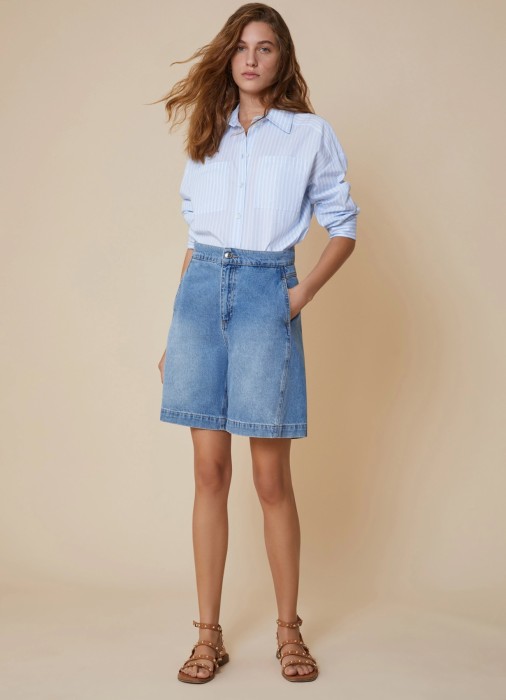 шорты женские pbshorts y black из италии вид сбоку