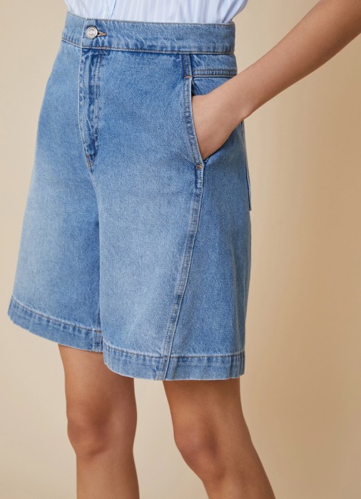 шорты женские pbshorts y black из хлопка спереди