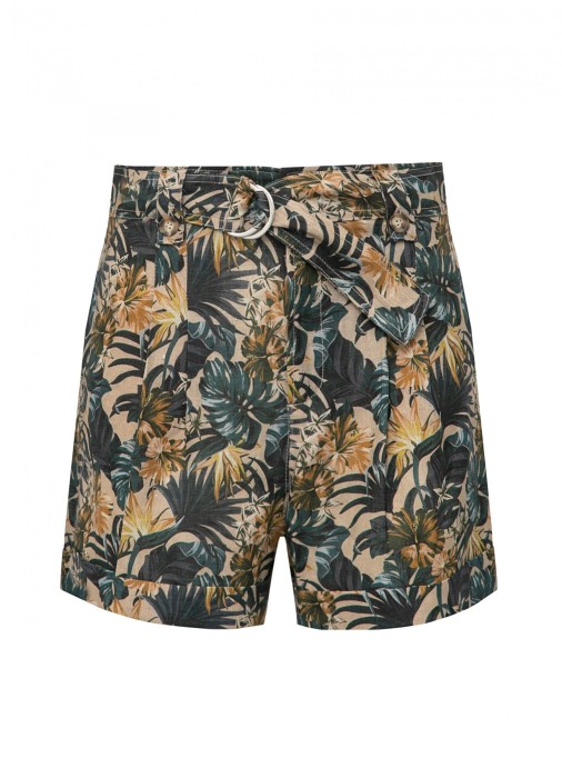 шорты женские short lino stampato  WA2301T3062 фотография