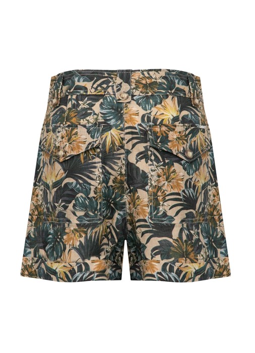 шорты женские short lino stampato  от бренда liu jo вид слева