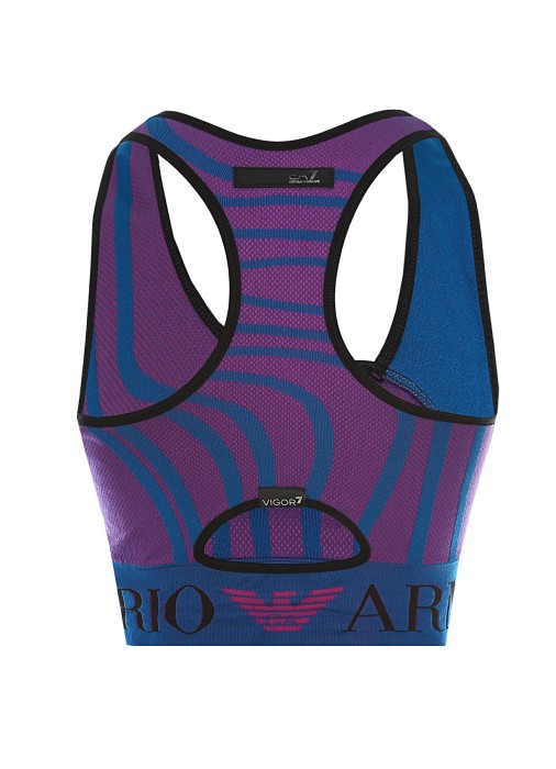 спортивный бра женский  от бренда ea7 emporio armani вид слева