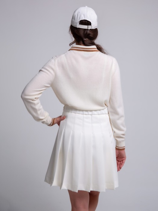 свитер-поло женский  от бренда thistle вид слева