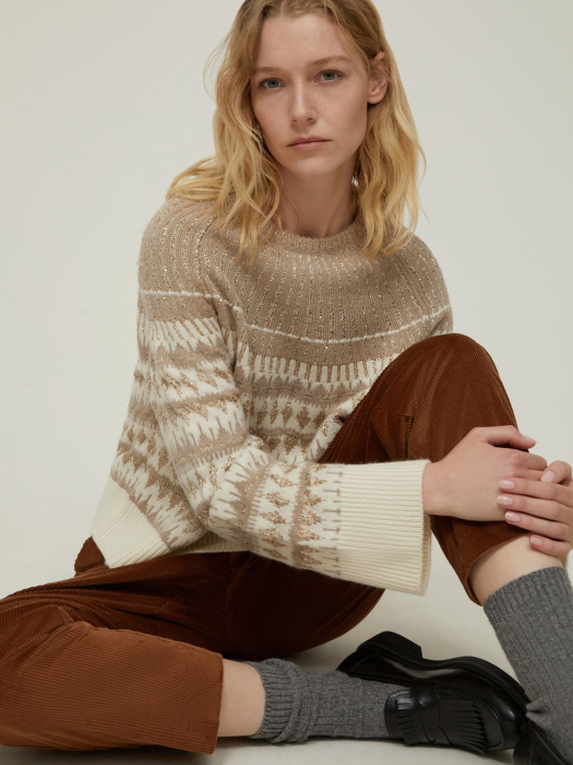 свитер женский xanadu penny black из италии вид сбоку