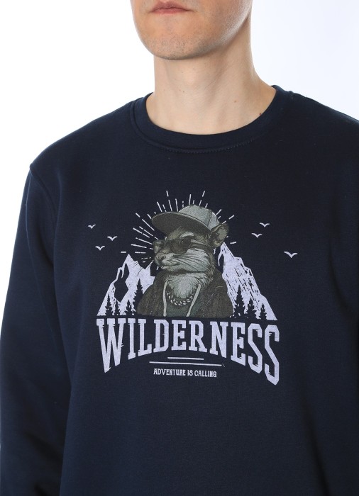 свитшот ian мужской  от бренда blend вид слева