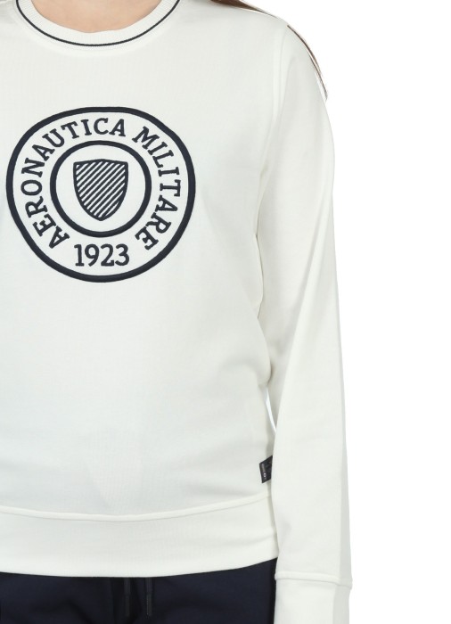 свитшот женский 1923  от бренда aeronautica militare вид слева