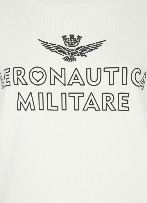 свитшот женский felpa от бренда aeronautica militare вид слева