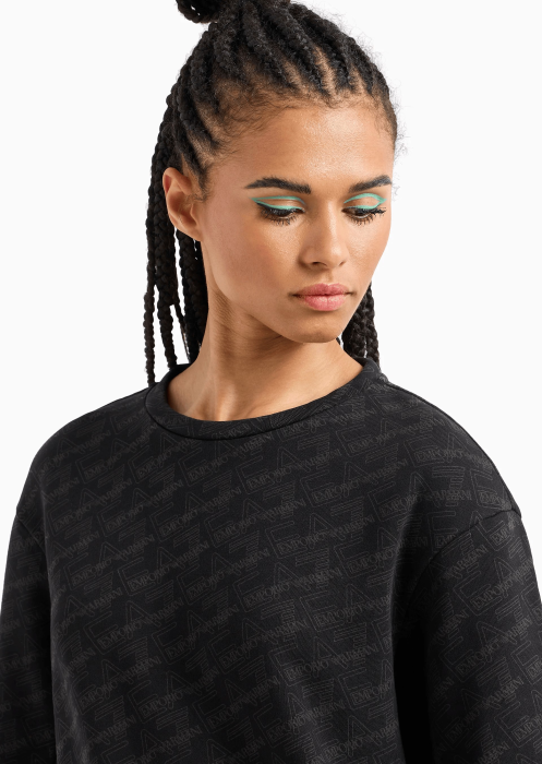 свитшот женский sweatshirt  из италии вид сбоку