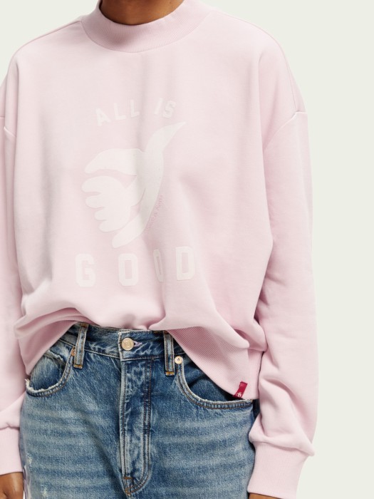 свитшот женский  из америки вид сбоку