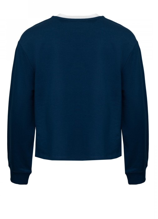 свитшот женский  от бренда love moschino вид слева