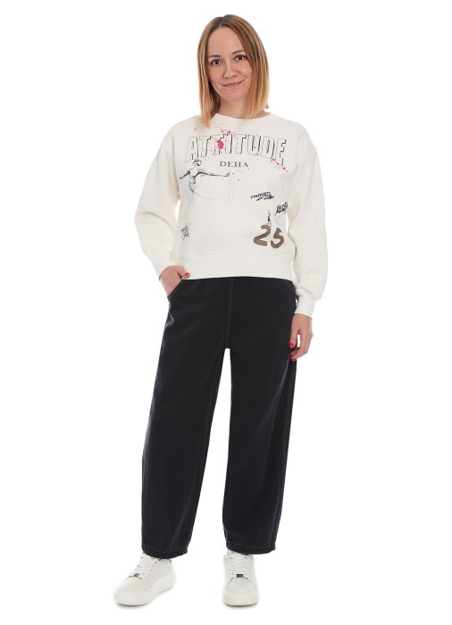 свитшот женский  от бренда deha вид слева