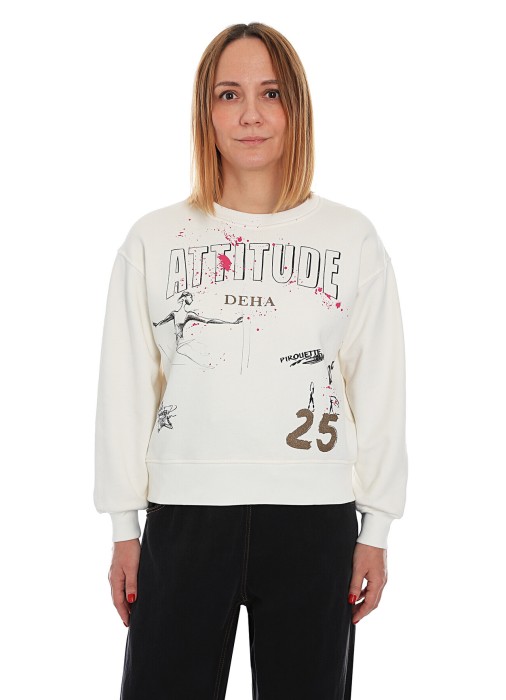 свитшот женский  из дании вид сбоку