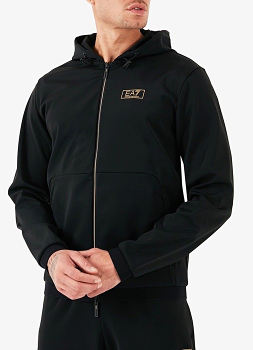 толстовка мужская gold label ea7 от бренда ea7 emporio armani вид слева