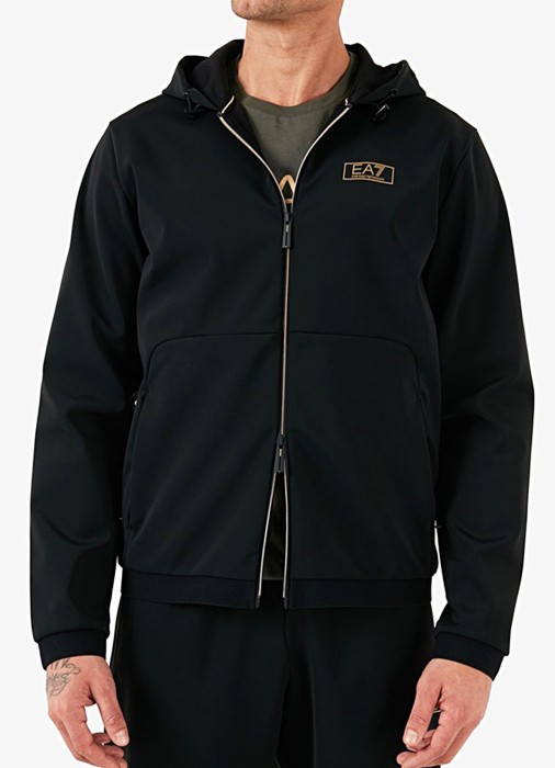 толстовка мужская gold label ea7 из полиэстера спереди