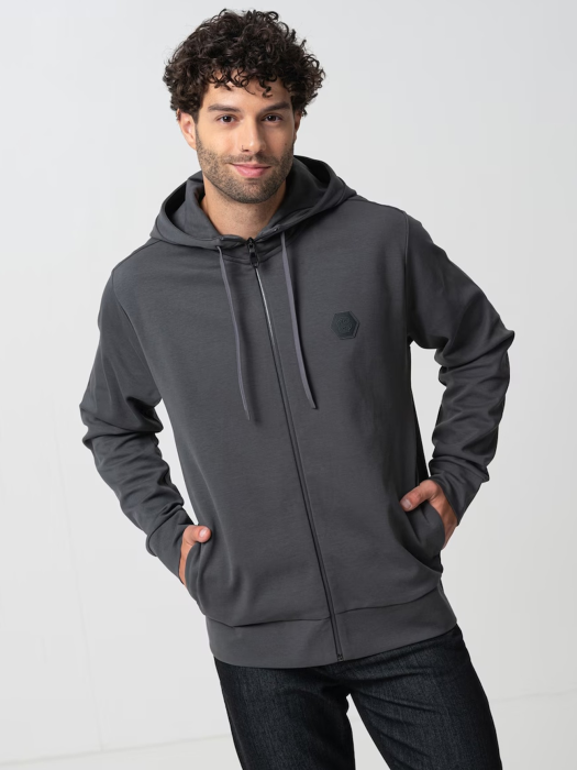 толстовка мужская saggy future  от бренда boss вид слева