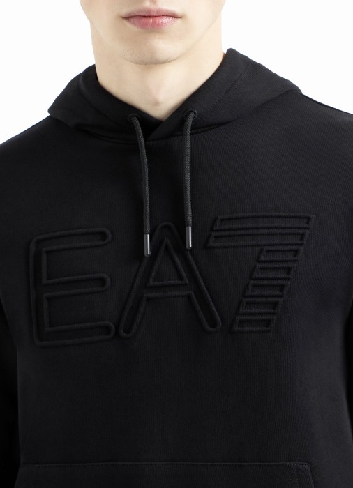толстовка мужская ea7 от бренда ea7 emporio armani вид слева