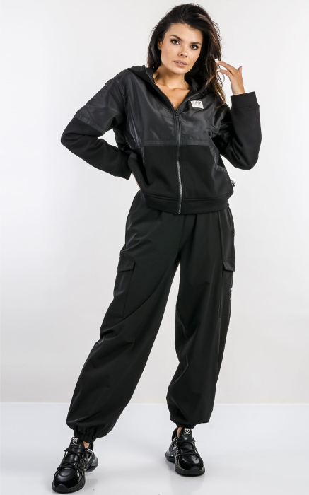 толстовка женская contemporary sport  из италии вид сбоку