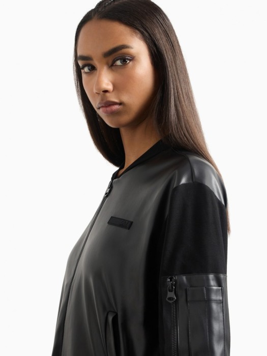 толстовка женская еа7  из италии вид сбоку