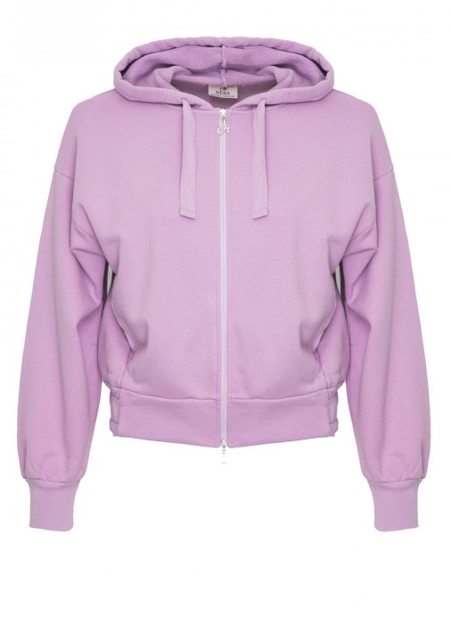 толстовка женская felpa glam con zip  D63004 фотография