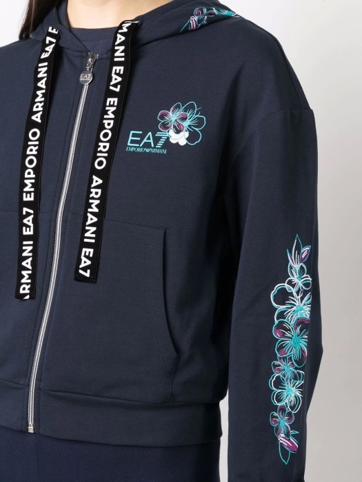 толстовка женская felpa  из италии вид сбоку