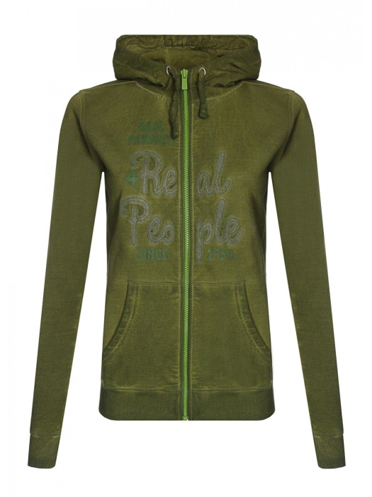 толстовка женская хлопковая woman jacket fi campagnolo с начесом 3D45246 фотография