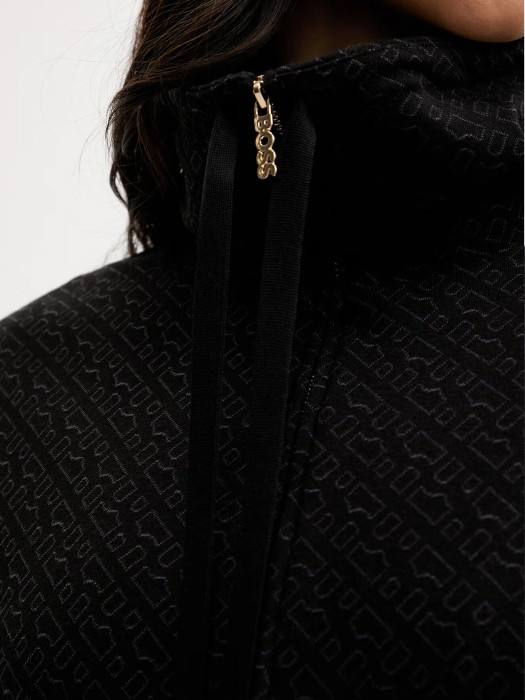 толстовка женская monogram j._jacket  из хлопка спереди