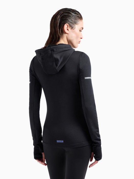 толстовка женская sweatshirt ea7 из италии вид сбоку