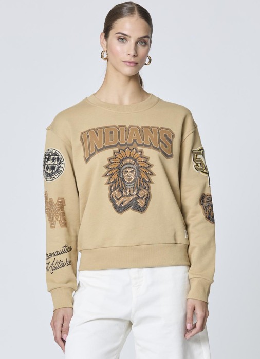 толстовка женская  от бренда aeronautica militare вид слева