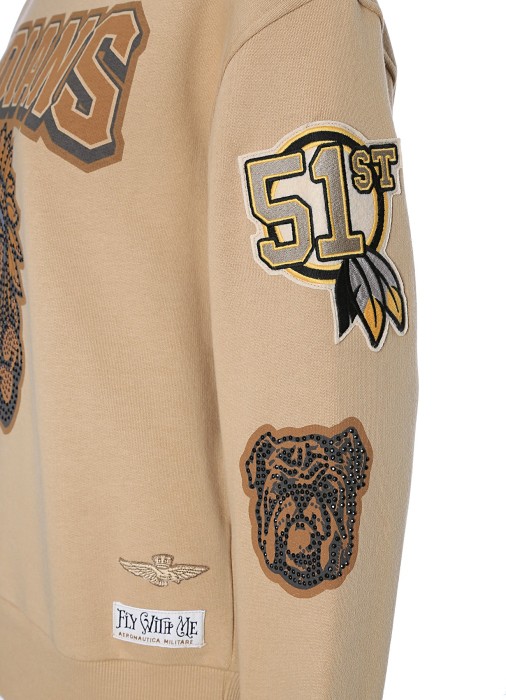 толстовка женская  из хлопка спереди