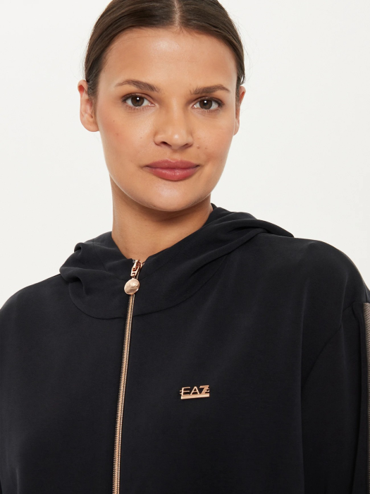 толстовка женская  от бренда ea7 emporio armani вид слева