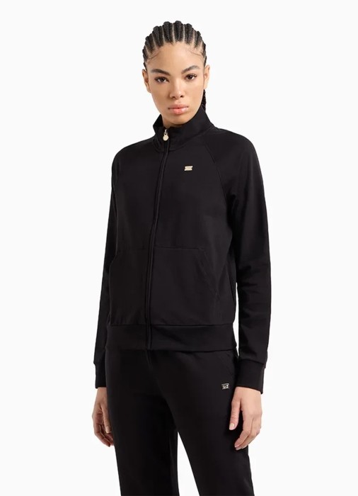 толстовка женская  от бренда ea7 emporio armani вид слева