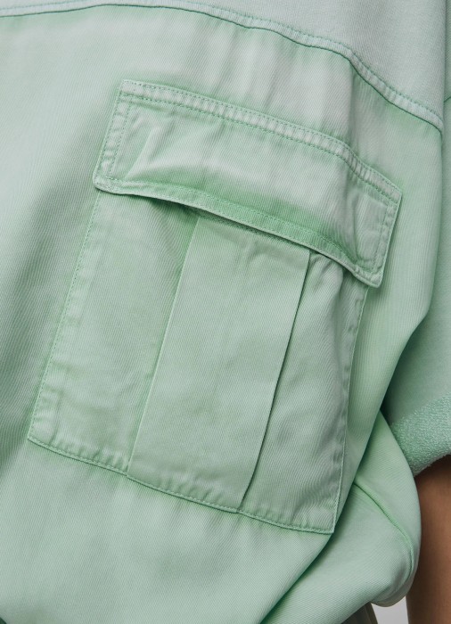 толстовка женская  из хлопка спереди