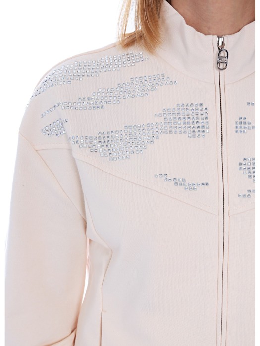 толстовка женский  из италии вид сбоку