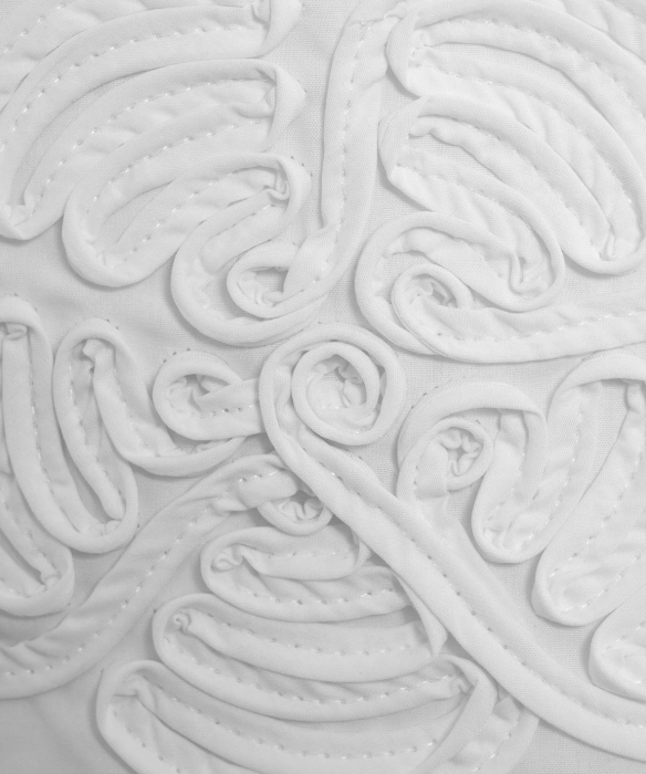 топ-бралетт с вышивкой  из хлопка спереди