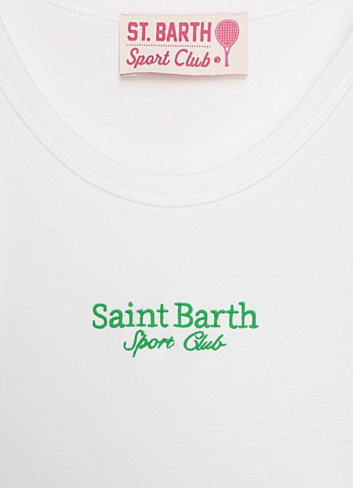 топ женский blue  от бренда mc2 saint barth вид слева