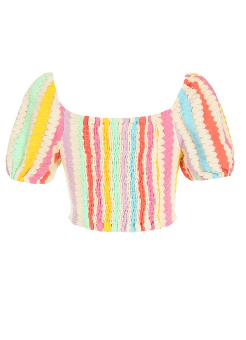 топ женский delia  от бренда mc2 saint barth вид слева