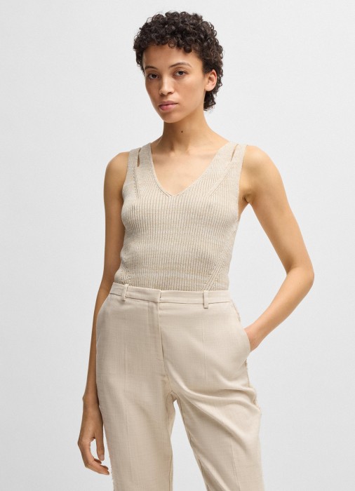 топ женский flani  из хлопка спереди