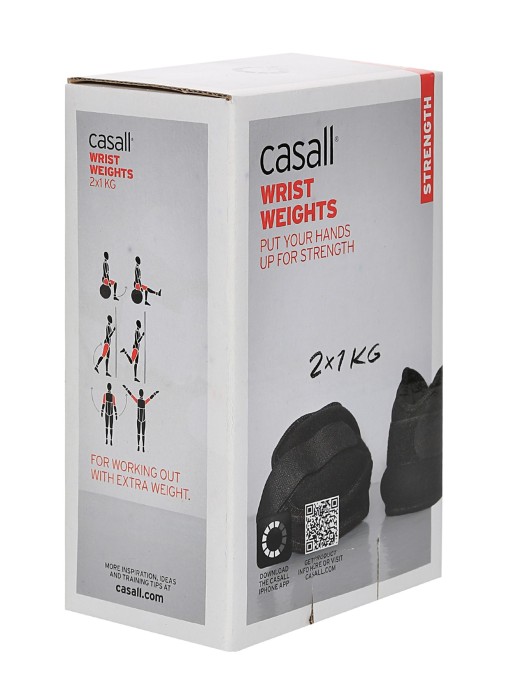 утяжелители wrist weights 2x1kg  из проверенных материалов спереди