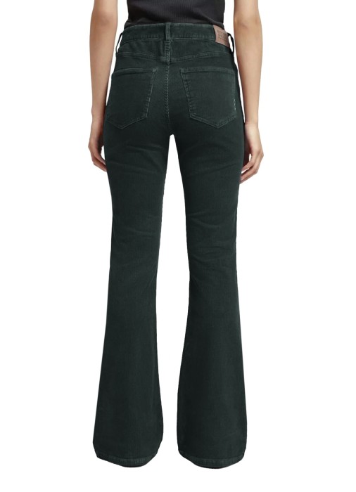 вельветовые женские брюки  от бренда scotch&soda вид слева